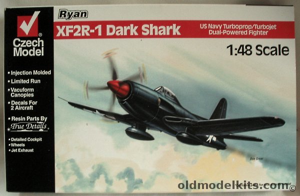 Czech Model 1/48 Ryan XF2R-1 Dark Shark - (XF2R1), 4816 plastic model kit